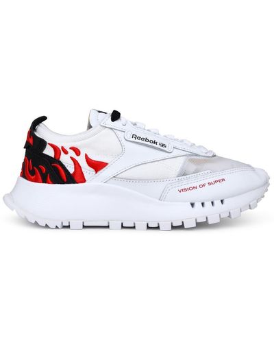 Vision Of Super White Leather Blend Sneakers