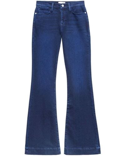 FRAME Le High Flared-leg Jeans - Blue