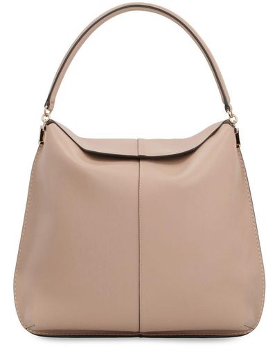 Tod's T Case Leather Hobo-bag - Brown