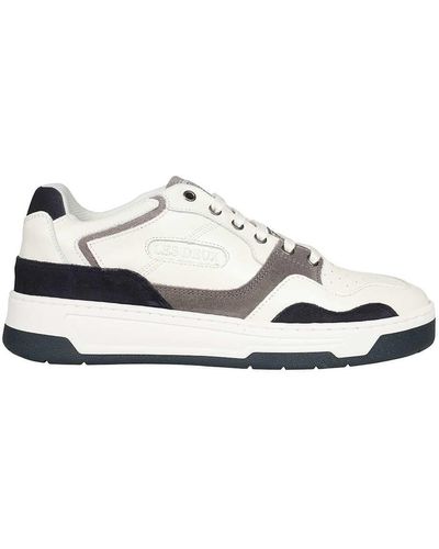 Les Deux Will Leather Low-top Trainers - White