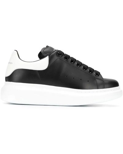 Alexander McQueen Oversize Sneakers With Spoiler And Sole - Black