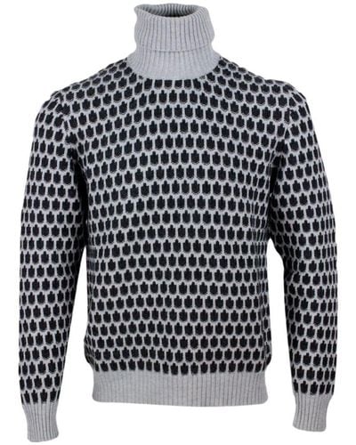 Kiton Long-Sleeved Turtleneck Sweater - Black