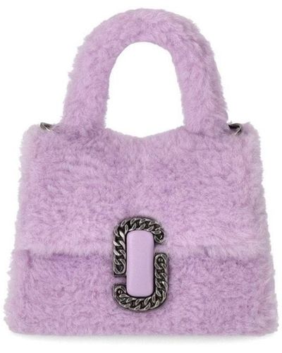 Marc Jacobs The Teddy St. Marc Mini Top Handle Bag - Purple