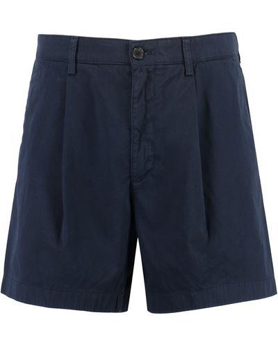 Department 5 Cotton Bermuda Shorts - Blue
