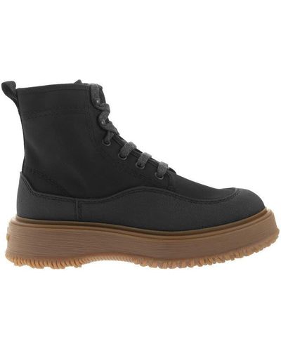 Hogan Untraditional - Laced Boot - Black