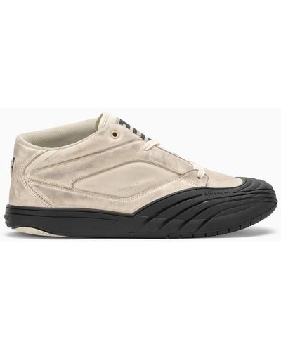 Givenchy Stone Nubuck Low Skate Trainer - White