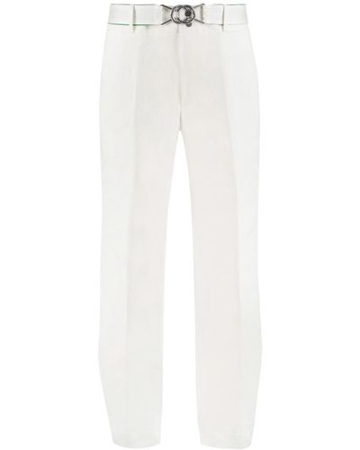 Bottega Veneta Cotton Trousers - White