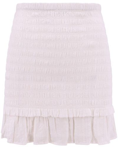 Isabel Marant 'Dorela' Cotton Miniskirt - Pink
