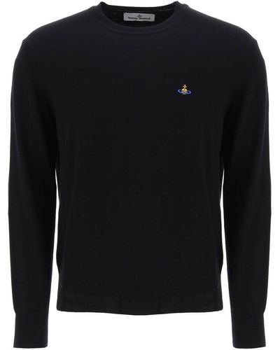 Vivienne Westwood Organic Cotton And Cashmere Sweater - Black