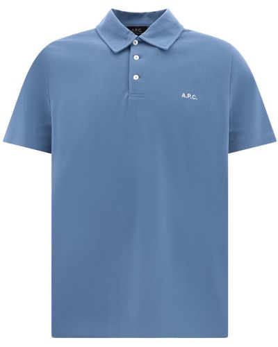 A.P.C. "austin" Polo Shirt - Blue