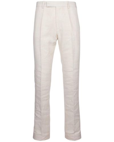 Jacquemus Straight-leg Trousers - White