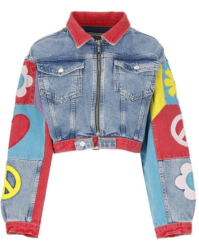 Moschino Jeans Coats - Blue