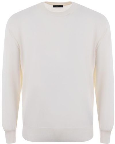 Fay Sweaters - White