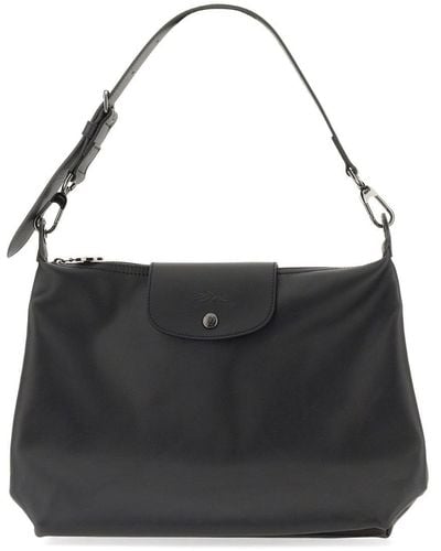 Longchamp Le Pliage Xtra Medium Hobo Bag - Black