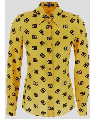 Dolce & Gabbana Shirts - Yellow