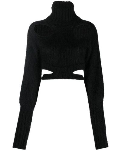 ANDREADAMO Andreādamo Mohair Sweater Clothing - Black