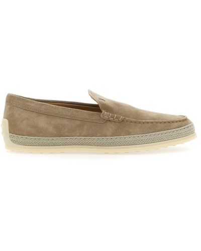 Tod's Leather Slip-on Loafer - Natural