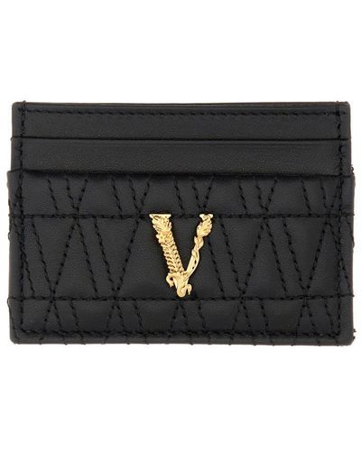 Versace Card Holder "Virtus" - Black