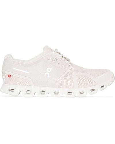 On Shoes Neutral On Cloud Sneakers - Women's - Rubber/fabric - White