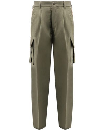 Gucci Cotton Trousers - Green