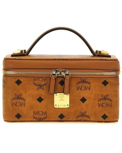 MCM Visetos Original Hand Bags - Brown