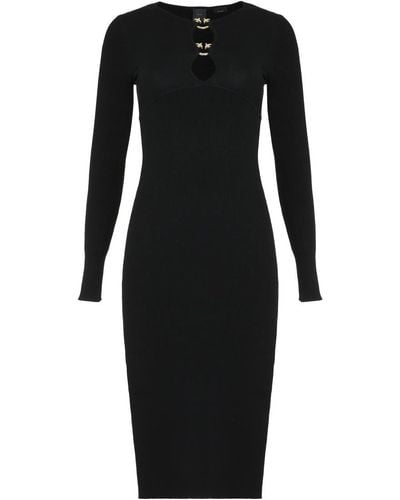Pinko Leone Knitted Dress - Black