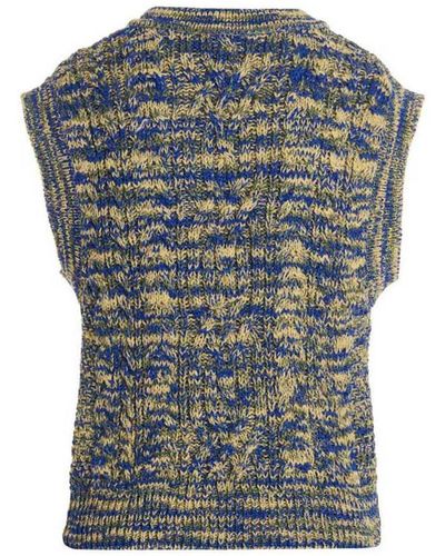 ANDERSSON BELL And Cotton Blend Gilet - Blue