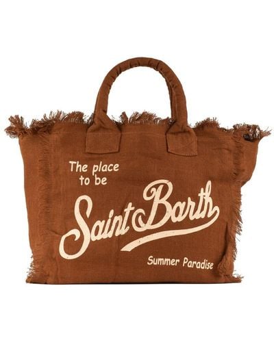 Saint Barth Vanity Tote Bag - Brown