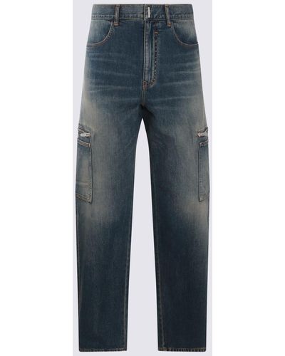 Givenchy Navy Cotton Jeans - Blue