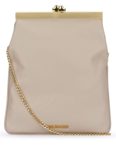 Love Moschino Handbags. - Natural