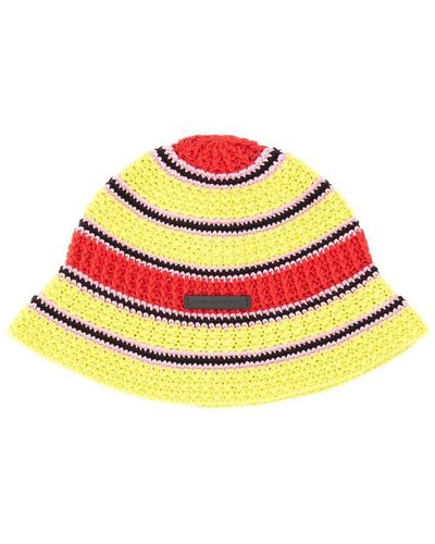 Stella McCartney Crochet Bucket Hat - White