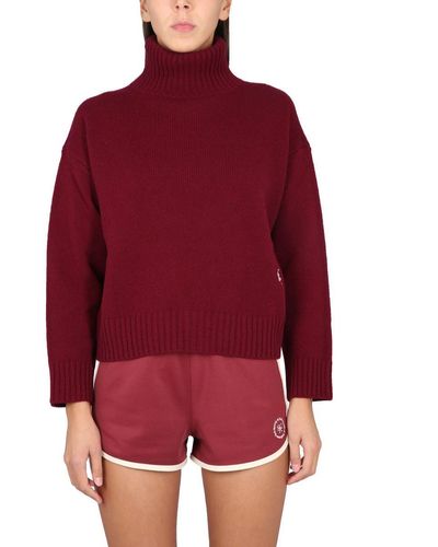 Sporty & Rich Turtleneck Shirt - Red