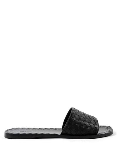 Bottega Veneta Nappa Intrecciato Sandal - Black