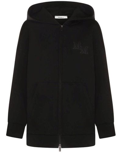 Max Mara Wool Oversized Sweatshirt - Black
