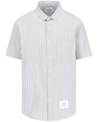 Thom Browne Striped Shirt - White