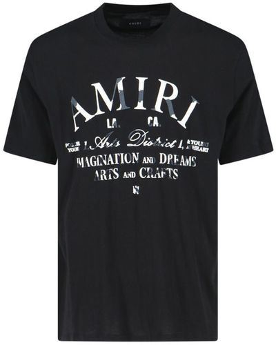 Amiri Printed T-shirt - Black
