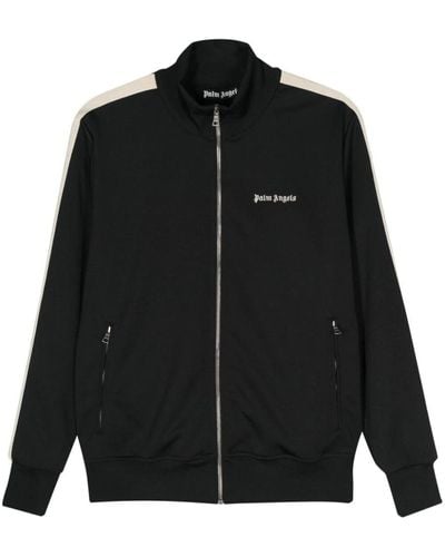Palm Angels Zip Sweatshirt - Black