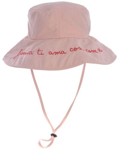 Fiorucci Hat " Loves You Just As You Are" - Pink