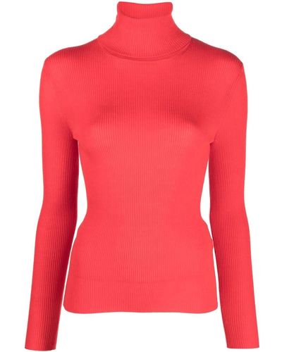 P.A.R.O.S.H. Roll Neck Sweater - Red