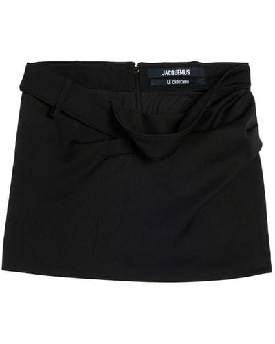 Jacquemus Mini Skirts - Black