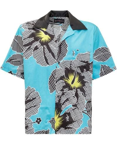 HAVANII Shirt With Print - Blue