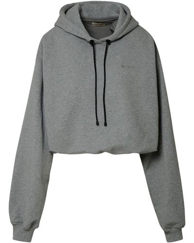 The Mannei Gray Cotton Sweatshirt