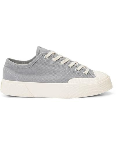 Superga Yarn Dyed Cotton Low Top Sneakers - White