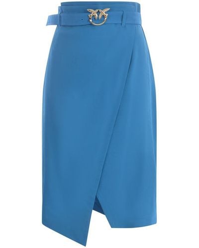 Pinko Wrap Skirt "ivra" - Blue