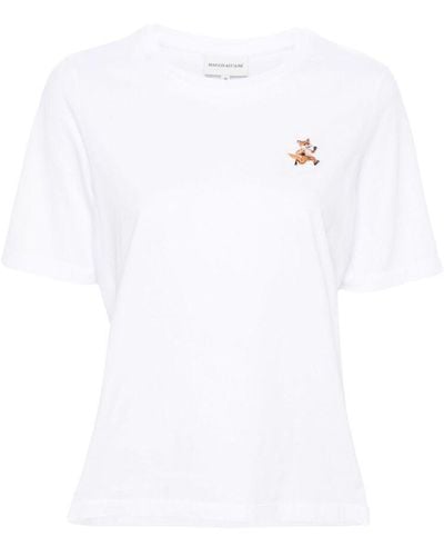 Maison Kitsuné T-Shirts - White