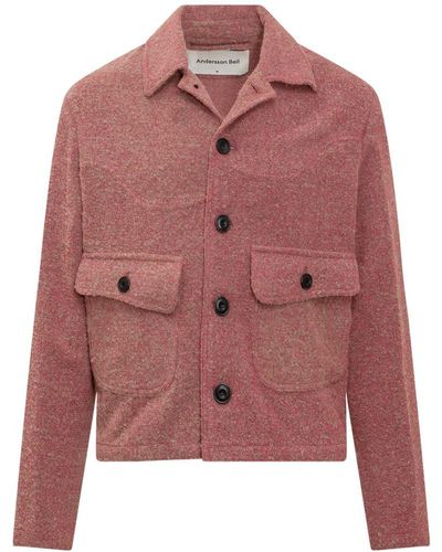 ANDERSSON BELL Jacket With Buttons - Red