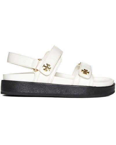 Tory Burch Kira Sport Leather Sandals - White