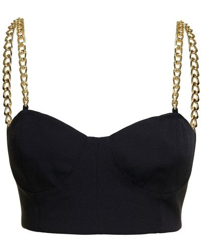 MICHAEL Michael Kors Crop Top - Black