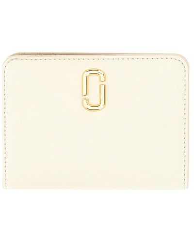Marc Jacobs Mini Compact Wallet The J Marc - Natural