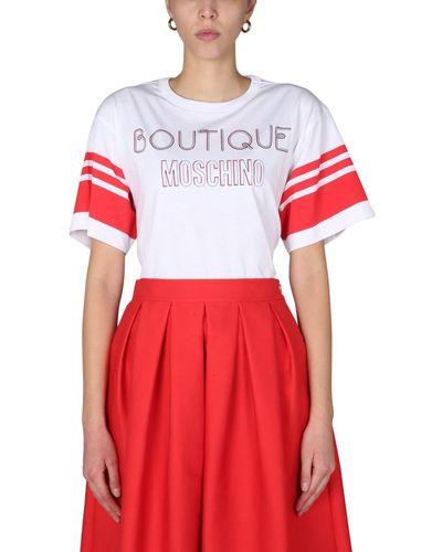 Boutique Moschino "sailor Mood" T-shirt - Red